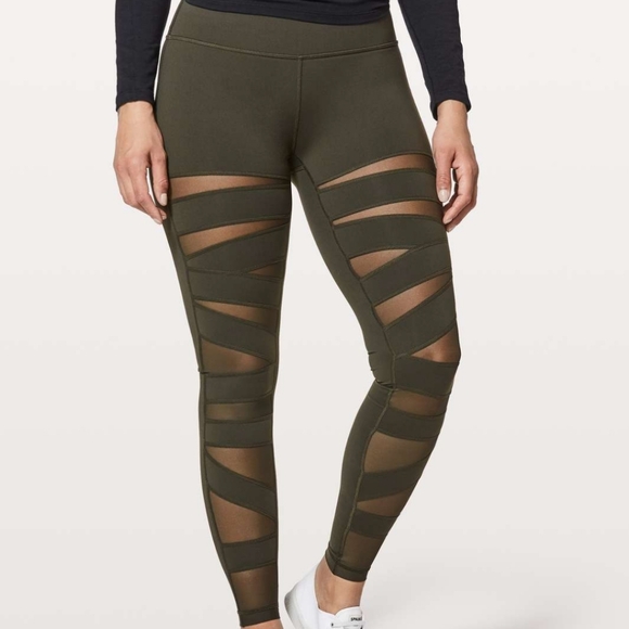 lululemon athletica Pants - Lululemon Wunder Under high rise tech mesh